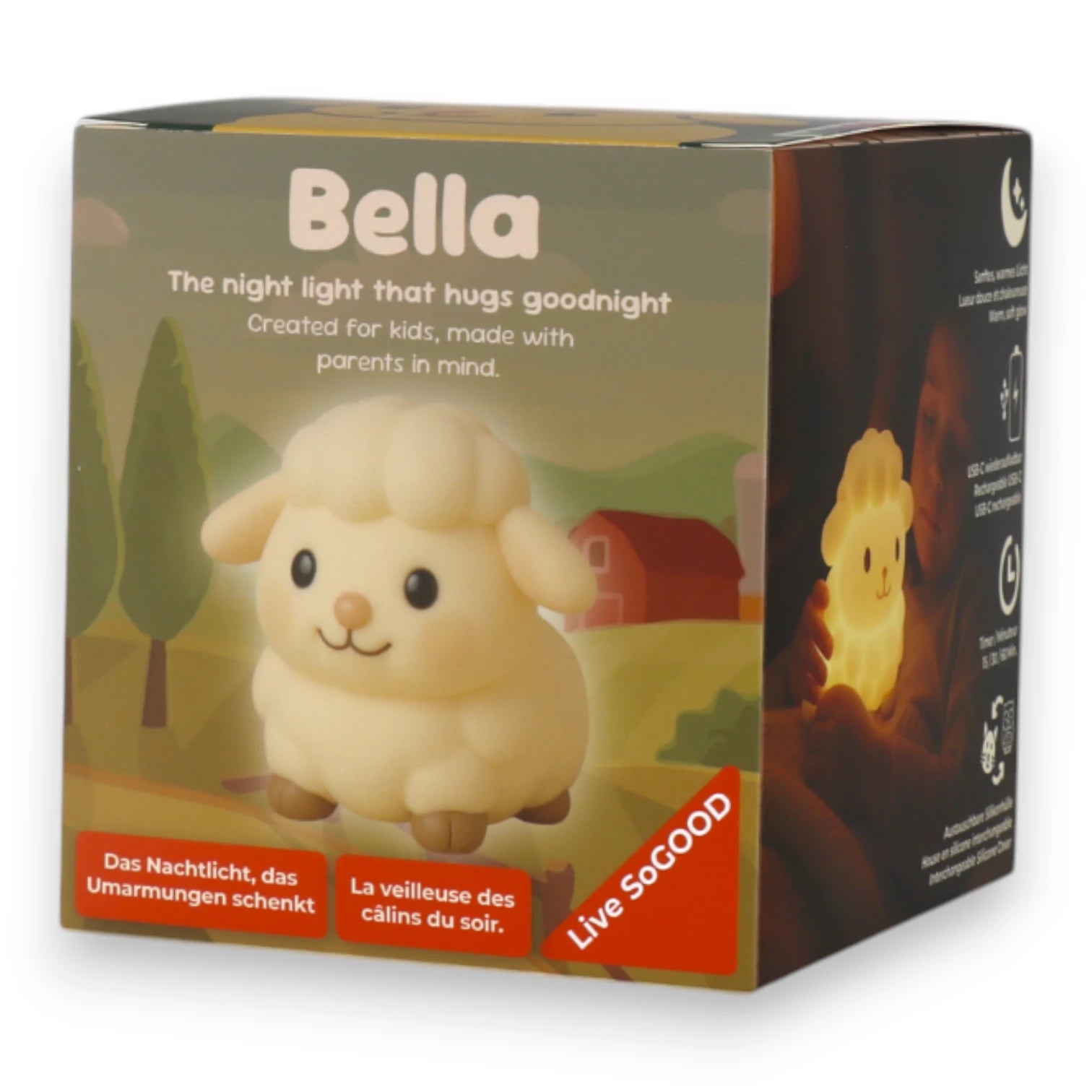 Bella Silicone Night Light