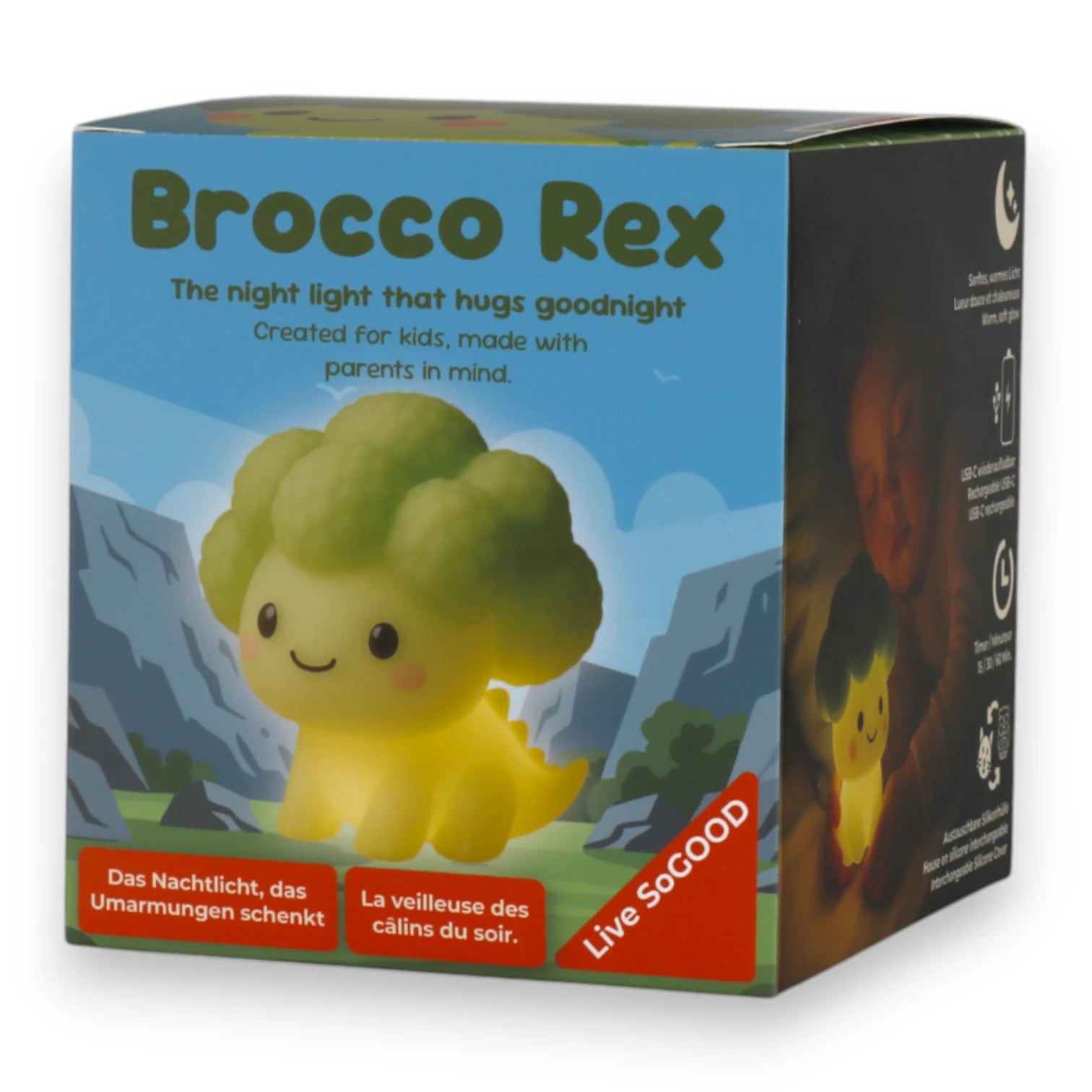 Brocco Rex Silicone Night Light