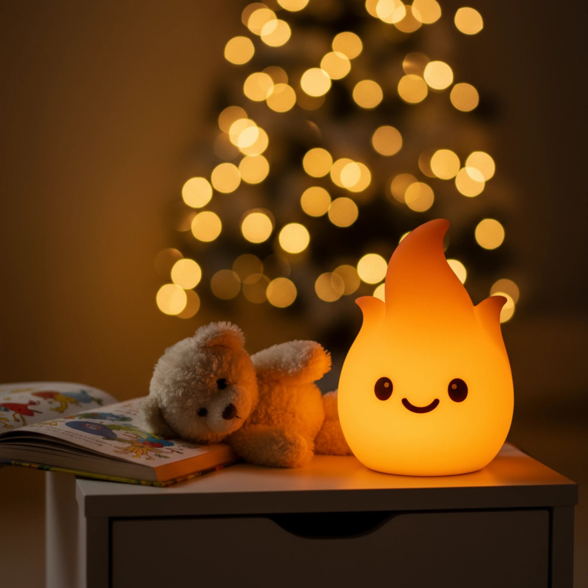 Flame Silicone Night Light