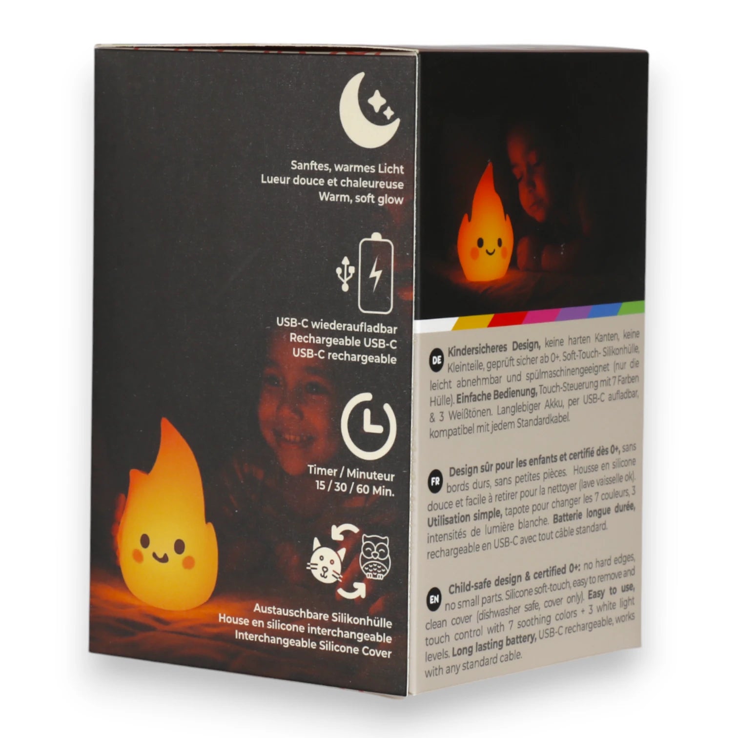 Flame Silicone Night Light
