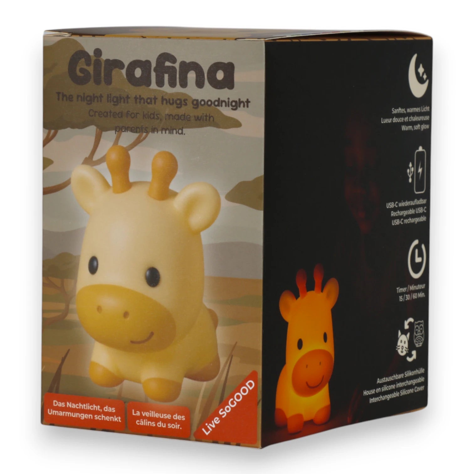 Girafina Silicone Night Light