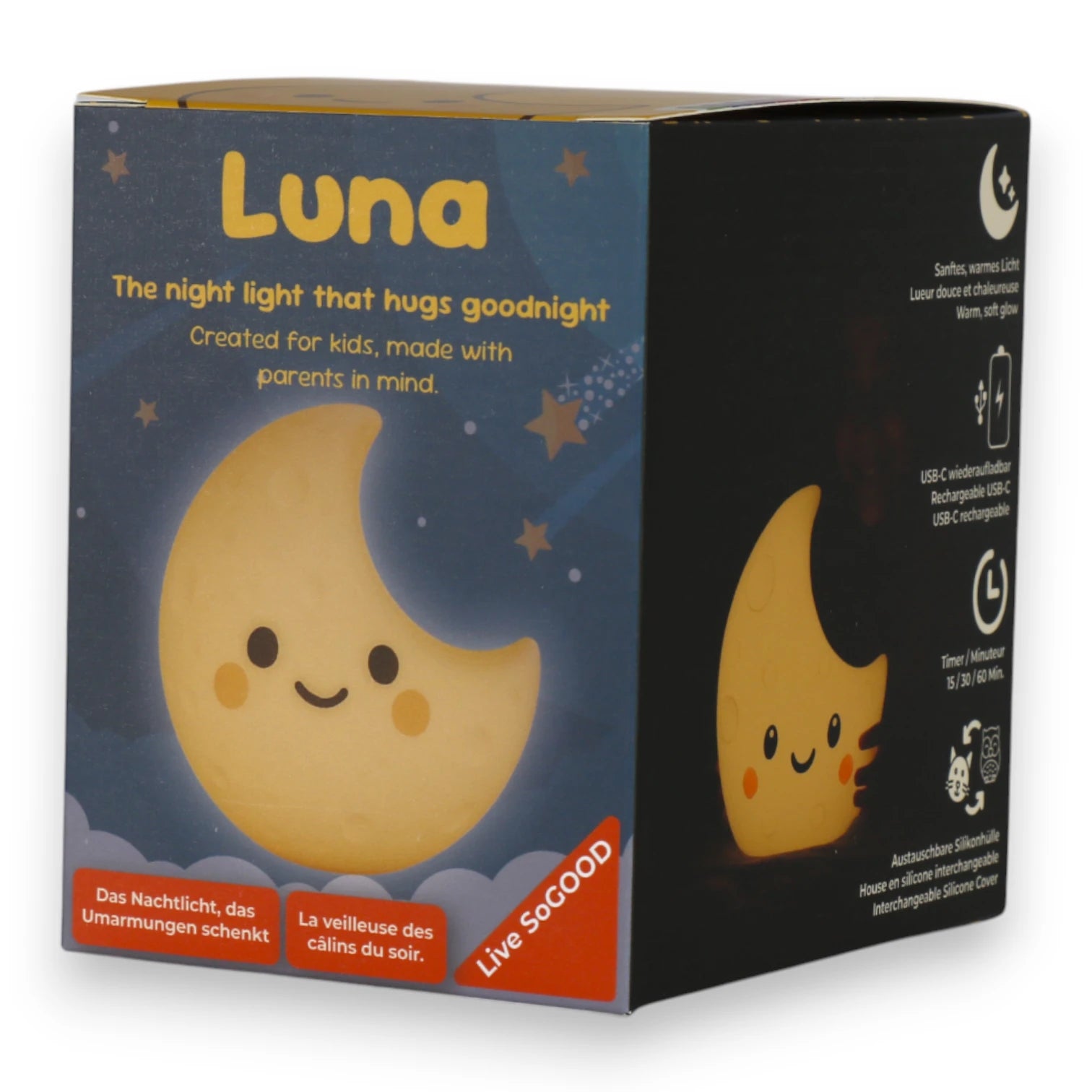 Luna Silicone Night Light