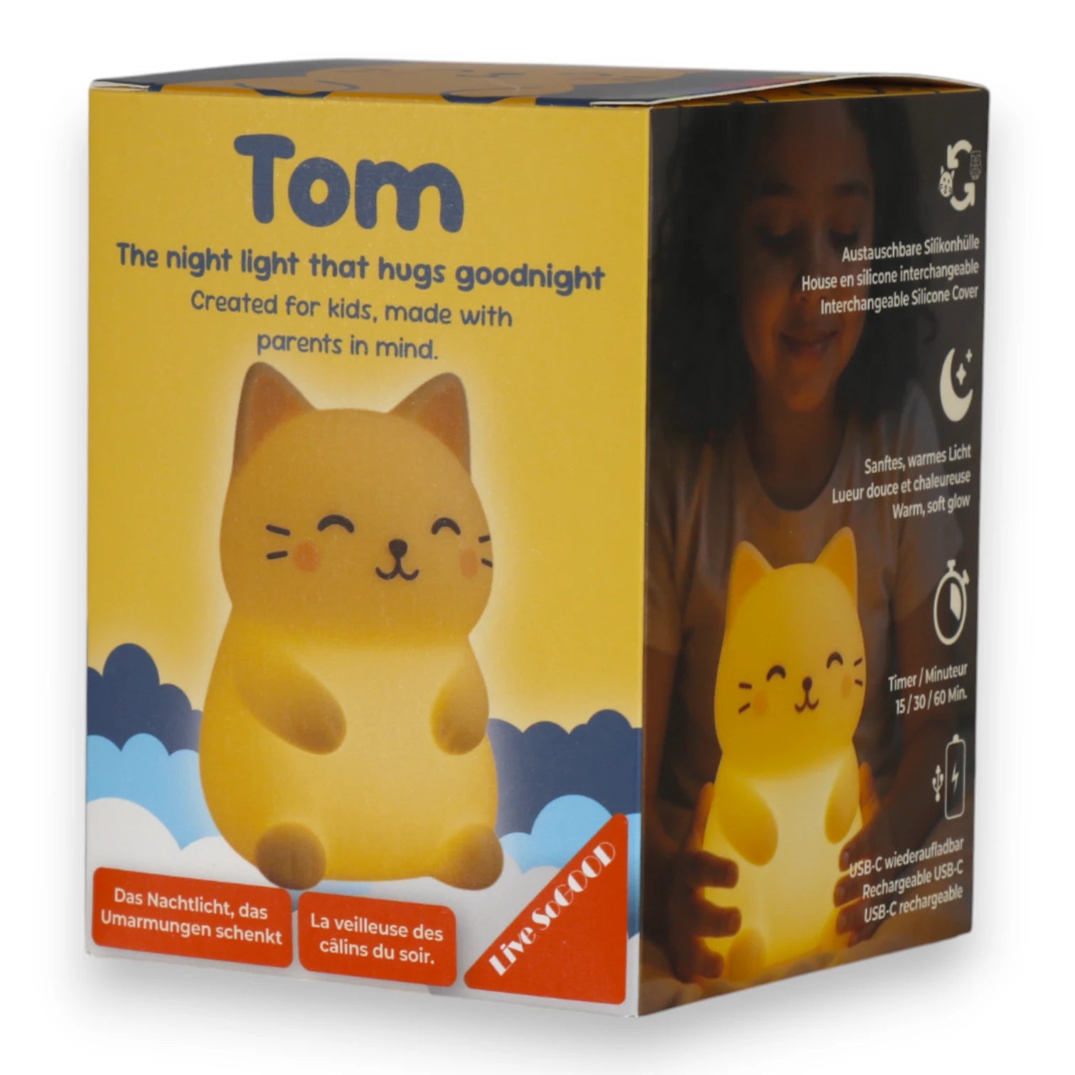 Tom Silicone Night Light